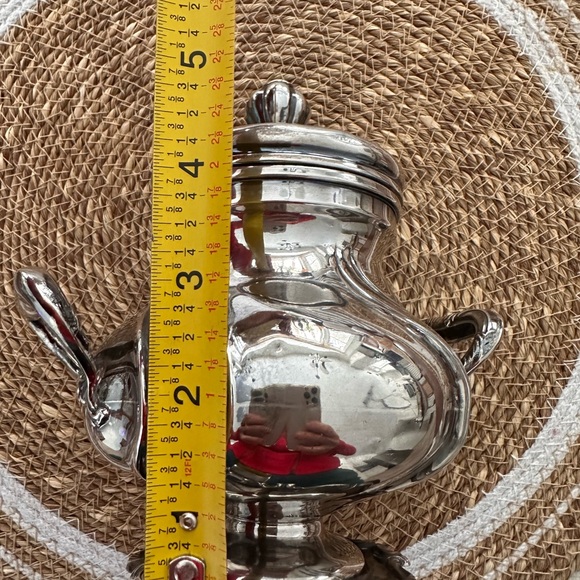 Vintage Peruvian Sterling Silver Sugar Bowl - Picture 9 of 10